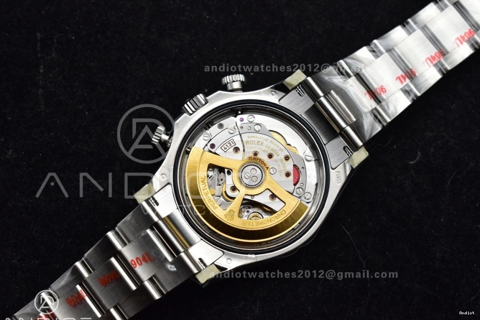 904L Bracelet Sticks Asian Best 1:1 Blue SS SS 4131 126506 on Ice Super Dial Clean 904L Edition Markers Daytona Clone 0128